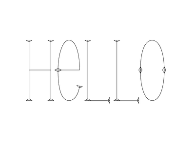 Hello Type hello hi illustrator lettering type
