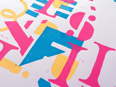 Break Rules Beautifully for the love letters linocut linoleum linoprint poster print type typography