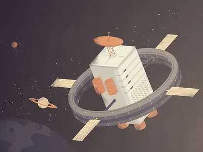 Server Shuttle earth illustration outer space planets shuttle space stars