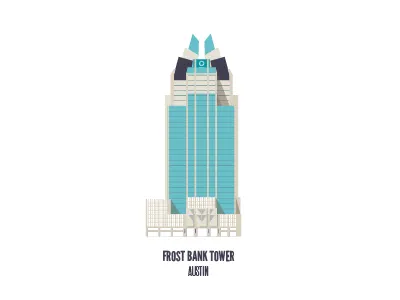 Frost Bank Tower architecture austin building flat sxsw texas