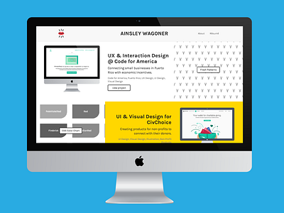 New Portfolio! design interaction new portfolio portfolio ux portfolio visual design