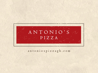 last one for posterity... antonios logo pizza