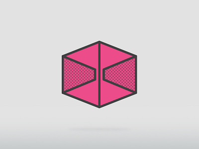 Dribbble Cubism design dribbble icon shape vector