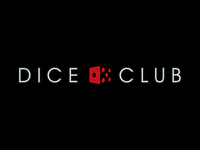 Dice Club branding club dice identity lettering logo logotype mark typography