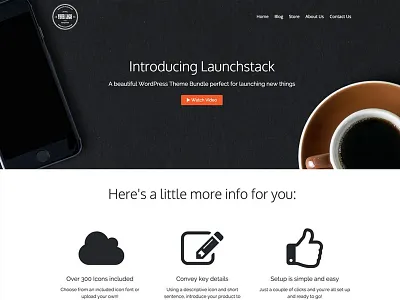 Launchstack Theme plugin theme wordpress