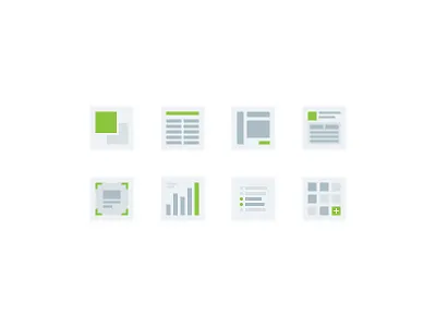 Squares on Squares on Squares focus lab icons illustration