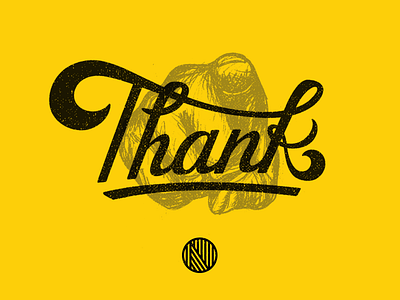 Thank You Dos awesome drawing drawn hand illustration lettering script thank thanks type typography you