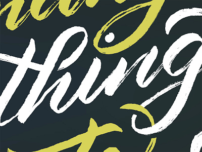 Something upclose brush lettering brush type hand lettering lettering type typography