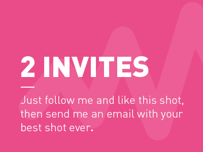 Invite dribbble invitation invite invites