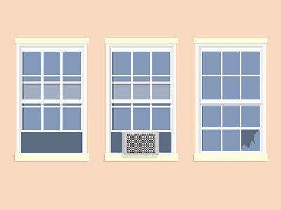 Window Study - Clermont Lounge 2d architecture atl building graphic icon line work modern design window