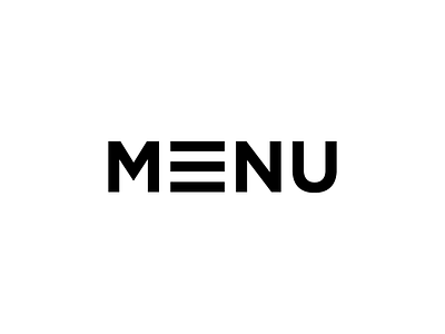 MENU hamburger logo menu ui