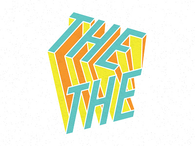 Perspective The lettering perspective typography vector