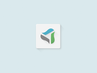 Material Icon app icon clean icon google icon logo long shadow material design shadows