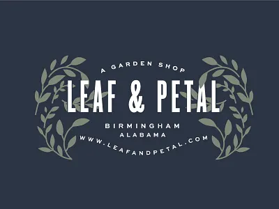 L&P boxwood branding garden leaves nursery