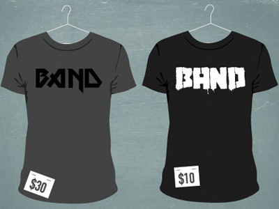 Merch Wars band editorial merch tshirt