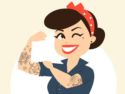 We can do it! android app pin up woman