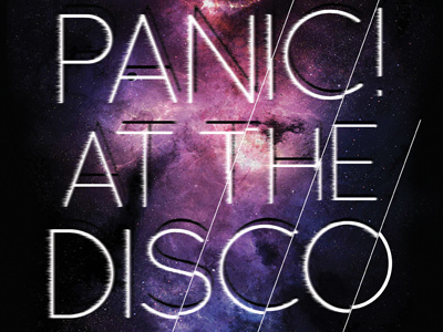 Panic! at the Disco - Galaxy apparel band galaxy merch panic at the disco stars