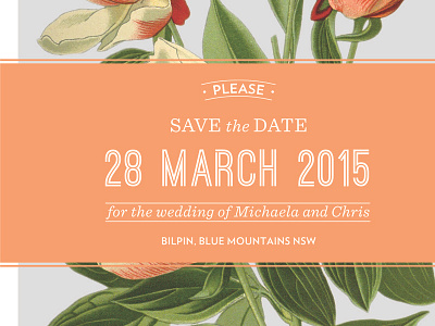 Save the Date married life save the date wedding