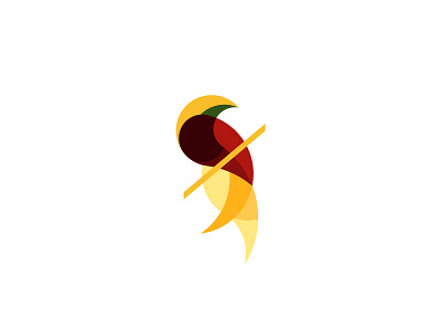 Bird Mark abstract bang up bangalore bird bird icon brandrasa illustration india lesser bird of paradise shylesh