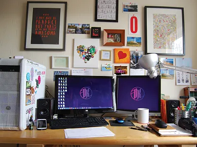 My_______ designer desk desk workspace