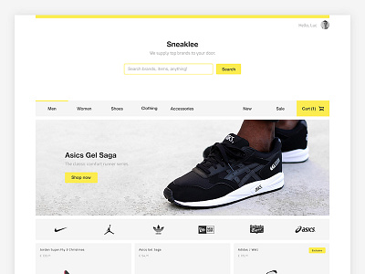 Sneaker webshop ecommerce shoes shop sneakers webshop website