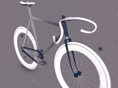 Just another bike. 3d bike cinema4d fixedgear