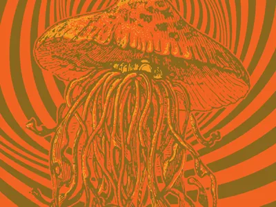 Jellyshroom Art Print