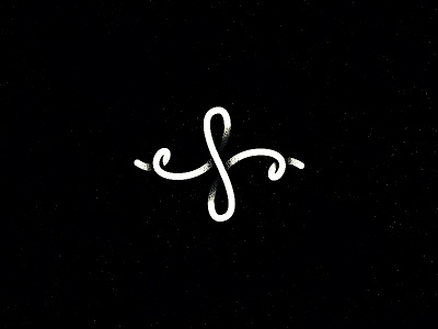 Yesterday "S" | number 7 curve glitch letter line logo mark mono s shadow sign space symbol