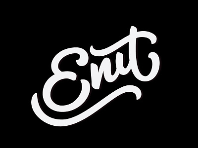 Enit brush pen design hand lettering lettering letters script