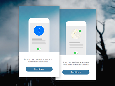 Onboarding steps app app design ios mobile onboarding ui