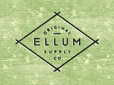 Ellum Supply Co. brand design heritage logo vintage
