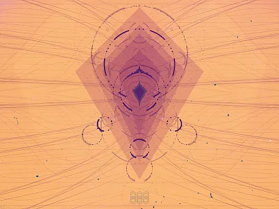 3.7.15 abstract cyticre daily dots geometry lines shape space