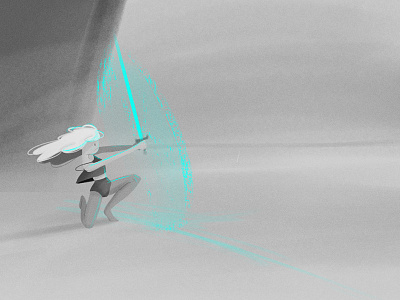 Power girl illustration magic