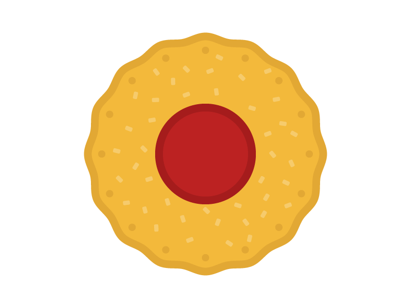 Cookie cookie flat gif illustration