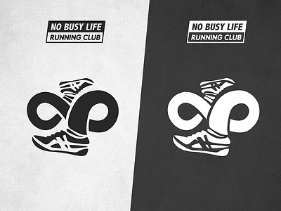 No busy life athletic club logo nobusylife run running shoe