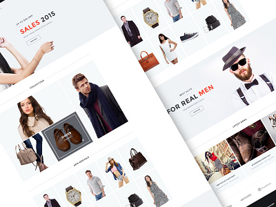 Amadea | Multi-Concept E-commerce PSD Template clean clothes design ecommerce flat psd shop simple store themeforest ui ux