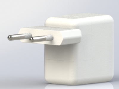 USB Adapter 3d 3d rendering solidworks usb adapter