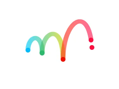 Dribbble Activity icon activity ball colourful design dribbble gradient gradient icon logo mark motion rebound shape