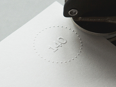 140 — Branding branding embossing