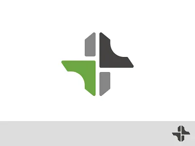 Logo Idea arrow cross plus