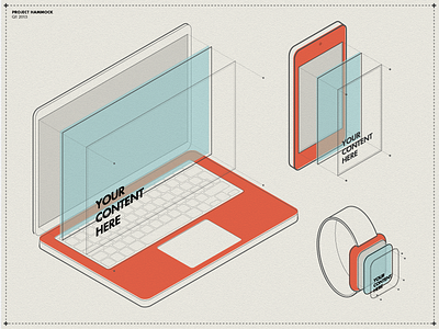 Visual language experiment illustrator isometric vector