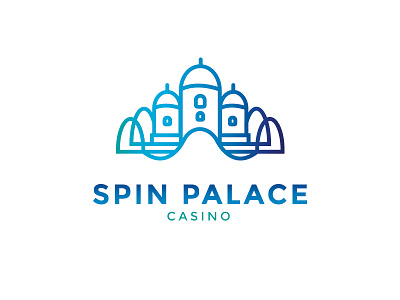 SP Logo Concept #5 branding castle concept logo palace spin vector