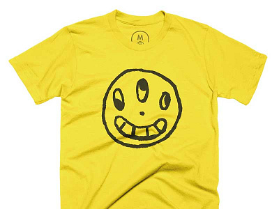 Get Weird - Yello beach california get weird illustration norcal san francisco screenprint screenprint shirt skate smile surf weird