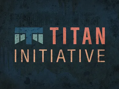 Titan Initiative grunge logo