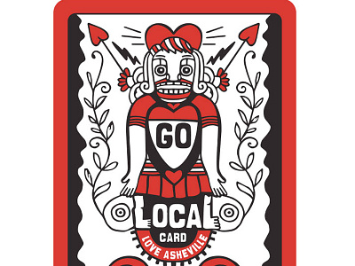 Go Local Card asheville card cheerleader local