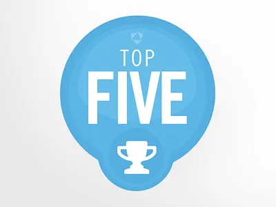 Top 5 Badge badge sports trophy