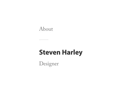 New Portfolio Typography caslon myriad portfolio type typography web