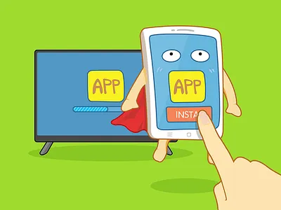 Splash 2 cute fun illustration install lovely phone splash tv