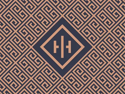 Imperial Homes Branding brandning logo pattern print