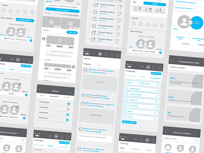 Wireframes app wireframes